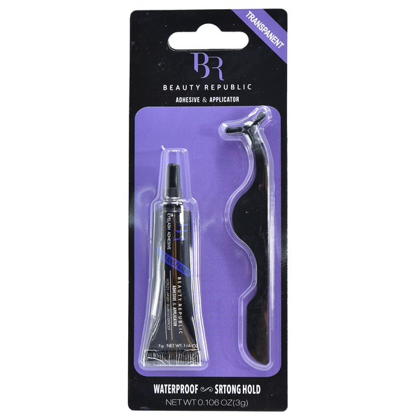 PEGAMENTO DE PESTANA CON PINZA-TRANSPARENTE