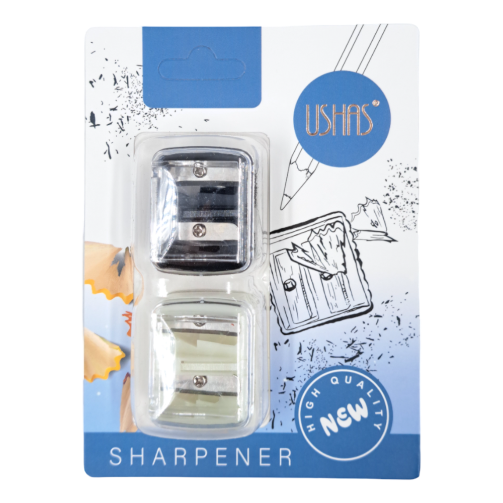 SACAPUNTAS DOBLE 2 PIEZAS