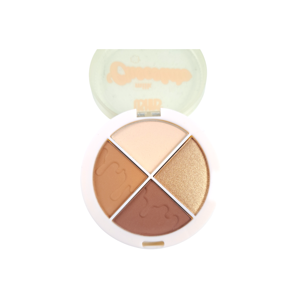 SOMBRA DE OJOS CUARTETO REDONDO TONOS TIERRA