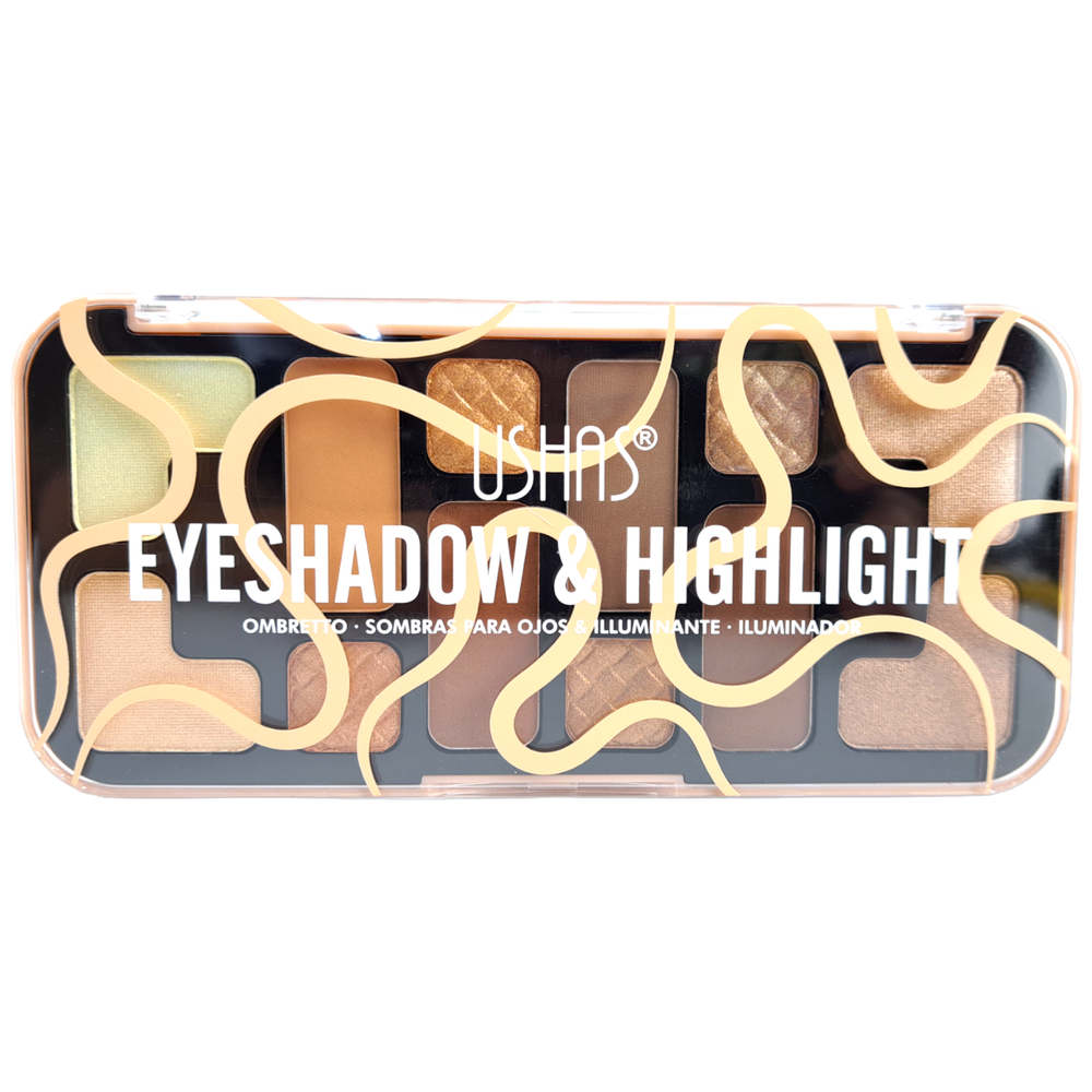 PALETA DE SOMBRAS CON ILUMINADOR