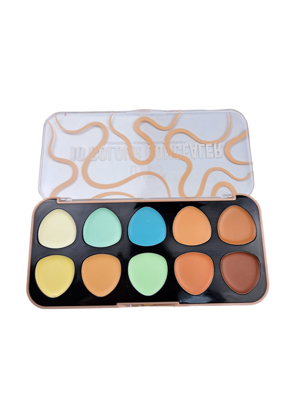 PALETA DE CORRECTOR 10 TONOS USHAS-TONOS VARIOS