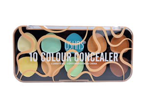 PALETA DE CORRECTOR 10 TONOS USHAS-TONOS VARIOS
