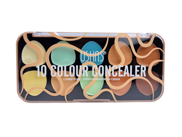 PALETA DE CORRECTOR 10 TONOS USHAS-TONOS VARIOS