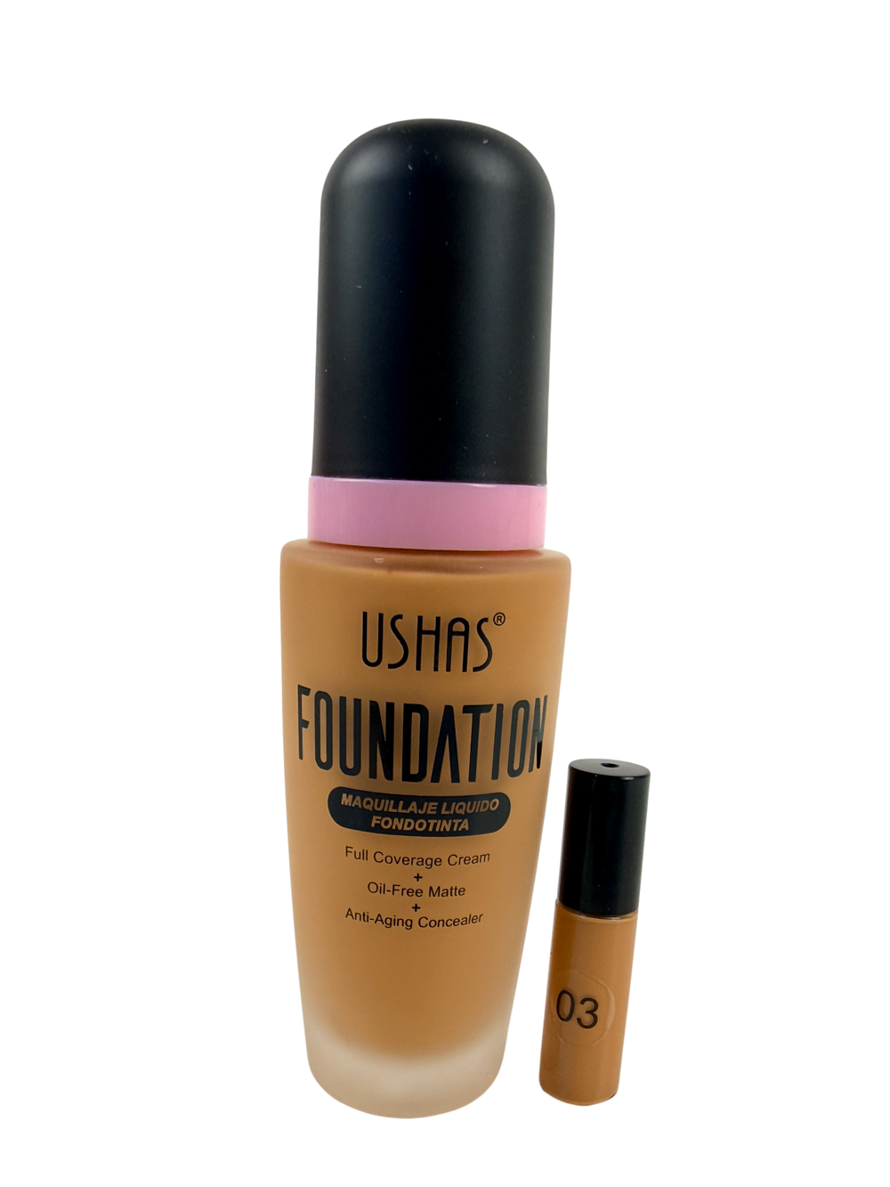 MAQUILLAJE LIQUIDO USHAS-TONOS MORENOS