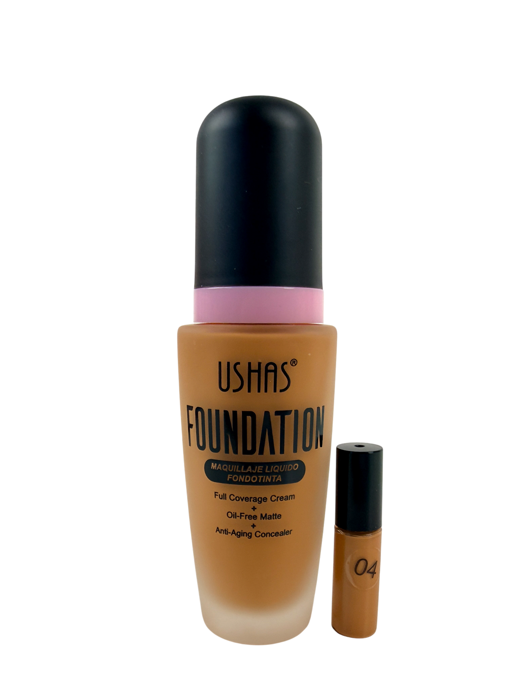 MAQUILLAJE LIQUIDO USHAS-TONOS MORENOS