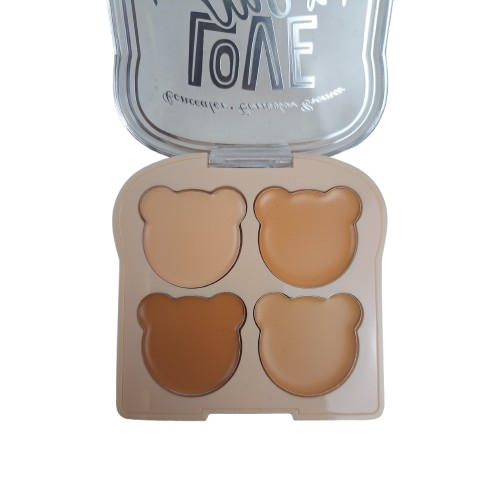 CUARTETO DE CORRECTOR EN CREMA TONOS TIERRA