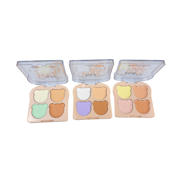 CUARTETO DE CORRECTORES EN CREMA TONOS VARIOS