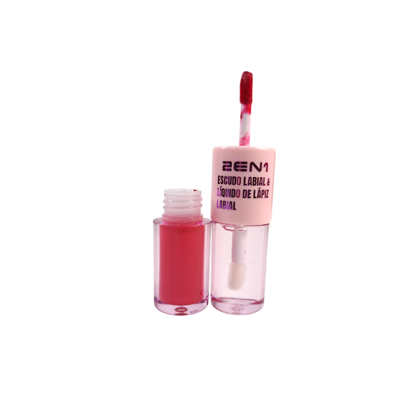 DUO LABIAL Y BRILLO TONOS ROJOS