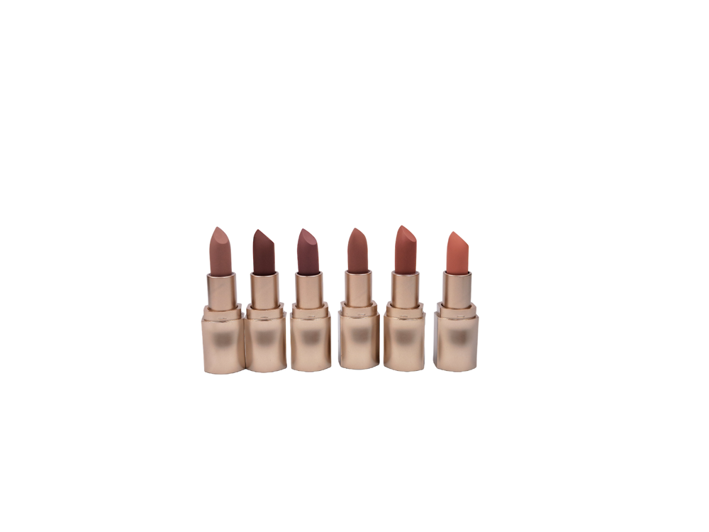 LABIAL MATTE EN BARRA USHAS-TONOS NUDE