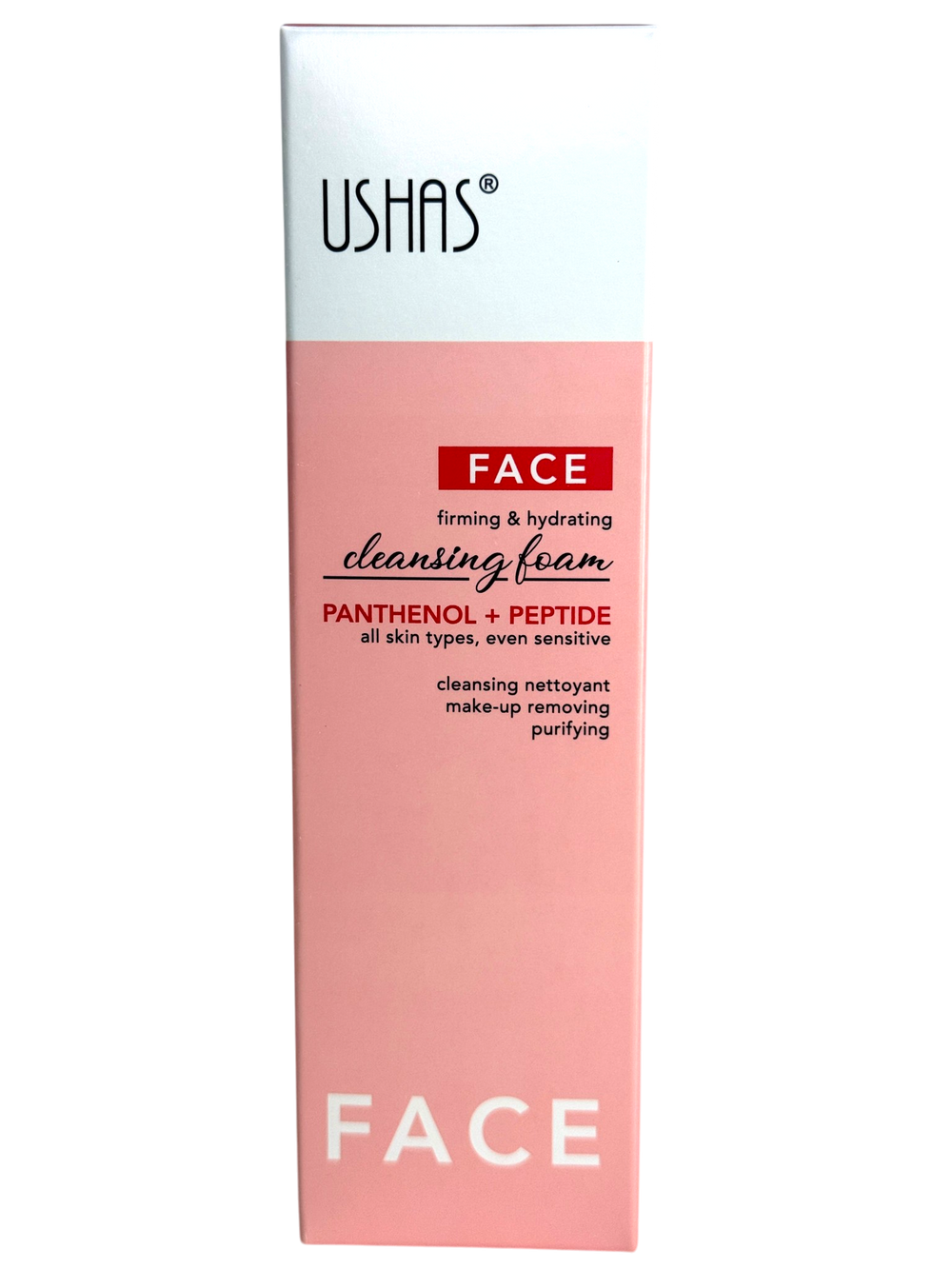 ESPUMA FACIAL PANTHENOL+PEPTIDA USHAS