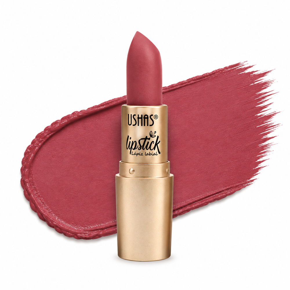 LABIAL MATTE EN BARRA USHAS-TONOS NUDE