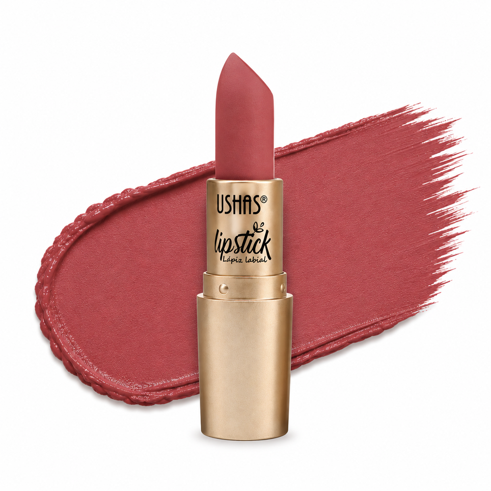 LABIAL MATTE EN BARRA USHAS-TONOS NUDE