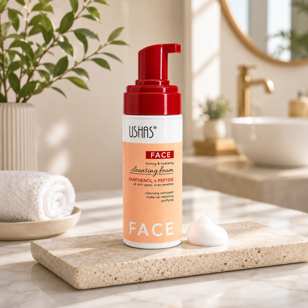 ESPUMA FACIAL PANTHENOL+PEPTIDA USHAS