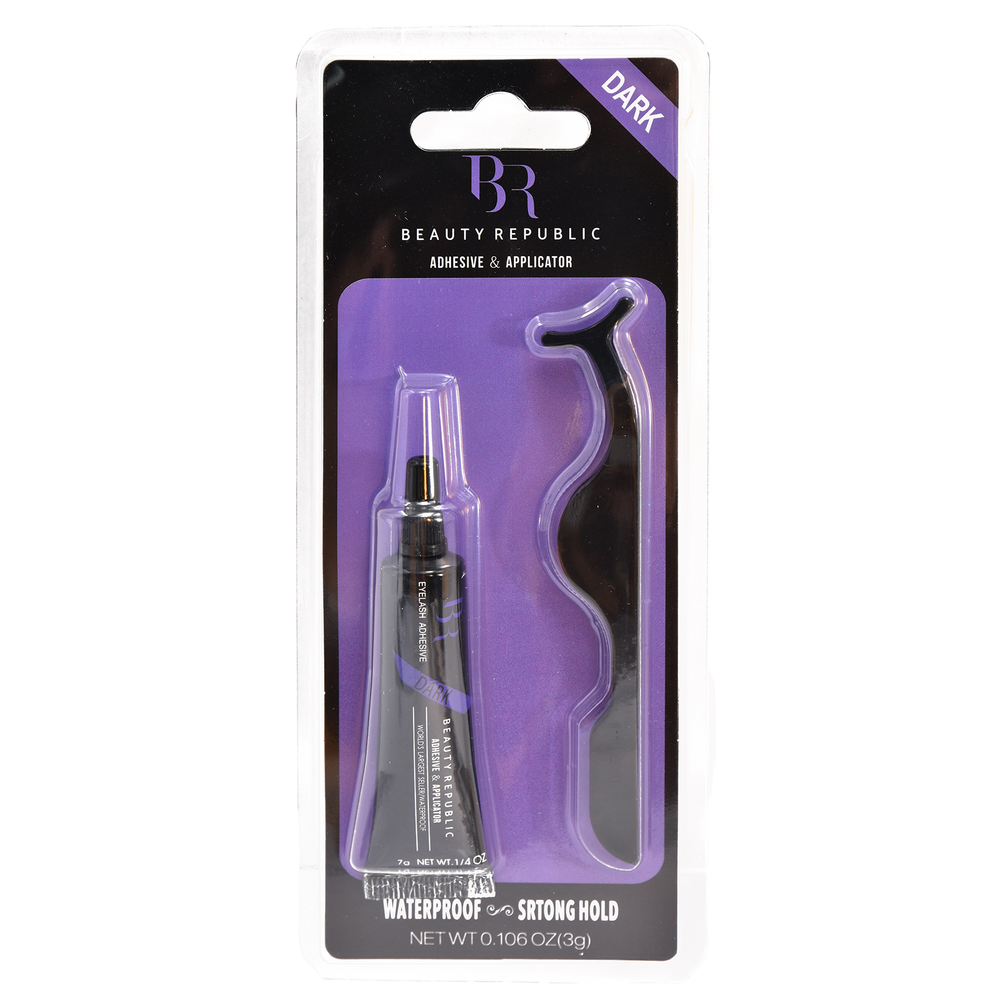 PEGAMENTO DE PESTANA CON PINZA-NEGRO