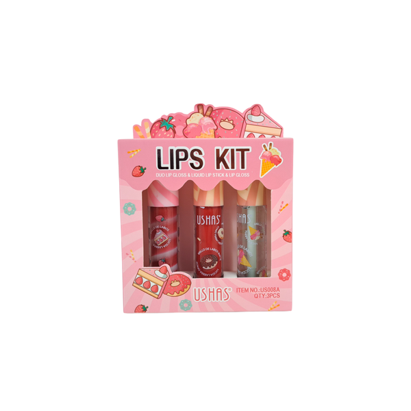 LABIAL LIQUIDO KIT DE 3 PCS
