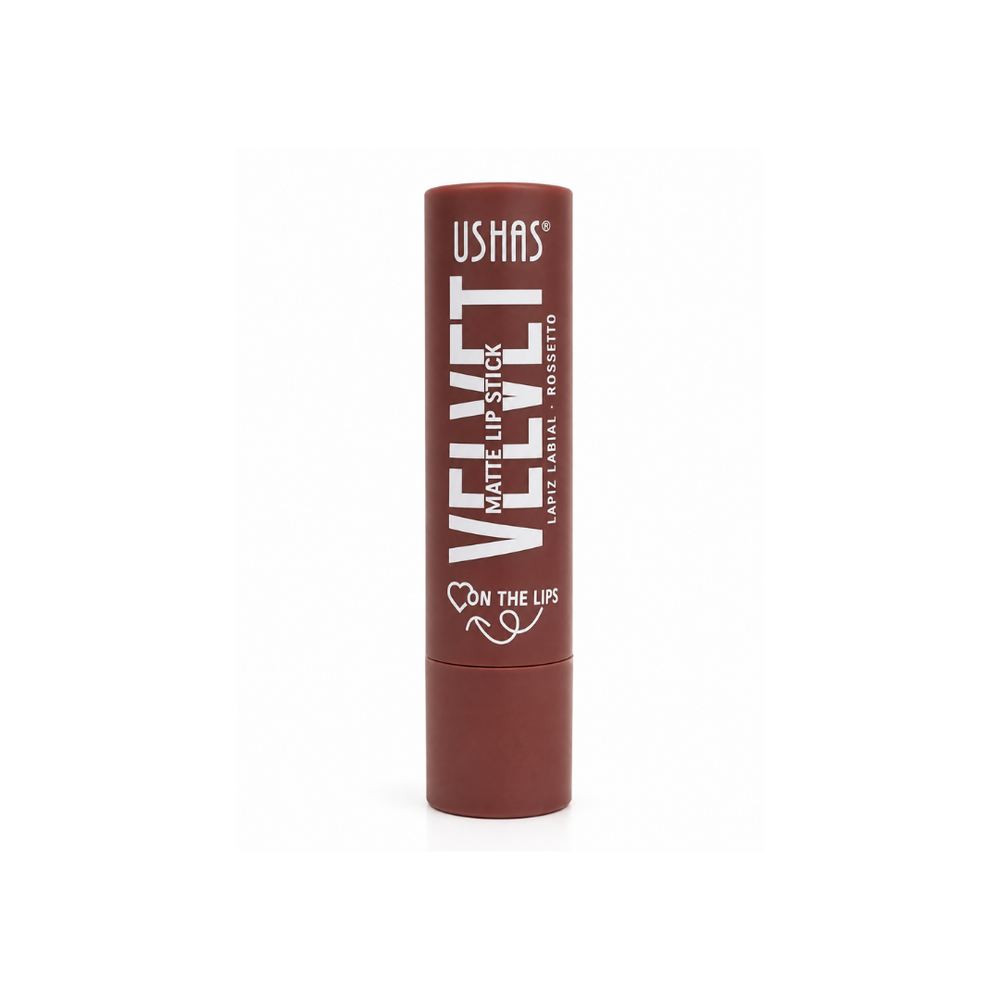 LABIAL EN BARRA VELVET USHAS-TONOS NUDE